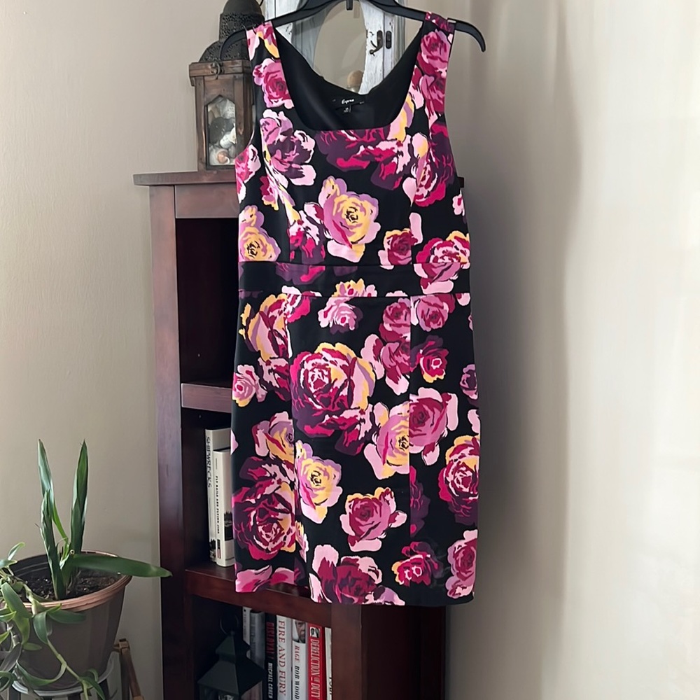 Express bright floral dress